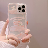 Cute Cloud Bear Phone Case for iphone13 12 11 Pro Max