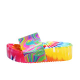 Women Fashion Colorful Platform Sandal Slipper