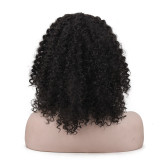 Women Synthetic Short Small Curls Hair Wig Black Full Wig
