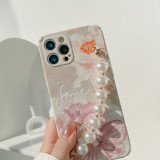Pearl Chain Phone Case for iphone13 12 11 Pro Max