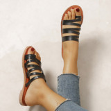 Women Flat Sandals Feet Relaxed Slippers