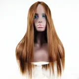 Women Parting Straight Synthetic Wig Natural Long Hair Wigs