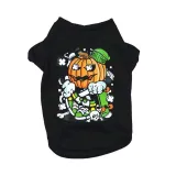 Pet Dog Cloth Teddy Hamburger Printed Vest