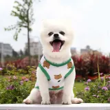Pet Dog Cloth Pomeranian Poodle Little Bear Printed Puppy Cloth