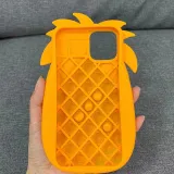 Pop It Fidget Toys Yellow Pineapple Soft Silicone iPhone Case For iPhone 12 11 Pro Max 12
