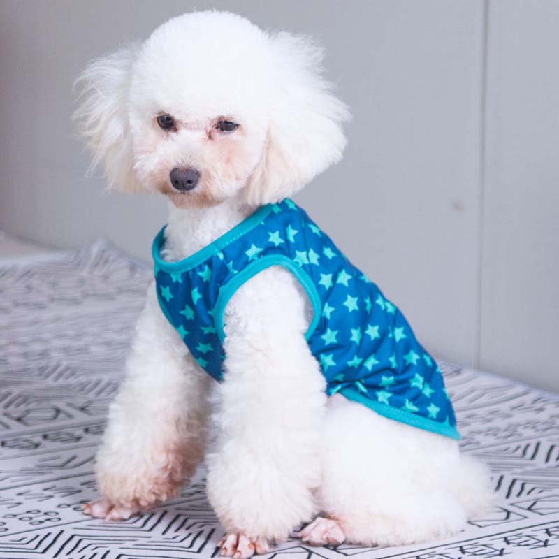 Pet Dog Cloth American Flag Printed Vest Puppy Cloth