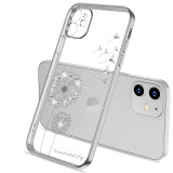 Electroplated Transparent TPU Diamond Drop Proof Phone Case for iPhone13 12 11 Pro Max