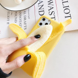 Creative Kneading Opening Banana Drop Proof Phone Case for iPhone13 12 11 Pro Max