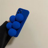 Blue Decompression Ball Drop Proof Phone Case for iPhone13 12 11 Pro Max