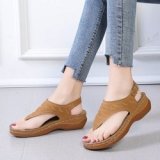 PU Thick Bottom Flip Flops Platform Sandals