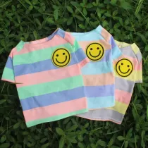 Pet Small Dog Cotton Comfortable Smail Printed T-shirt Puppy Cloth
