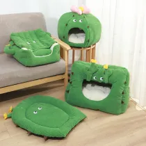 Cactus Sleeping Bag Cushion Dog Kennel Pet Kennel