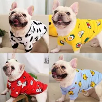 Pet Small Dog Leopard Print Coral Fleece Keep Warm Winter Cloth