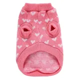 Pet Dog Cloth Love Heart Sweater Dalily Outgoing Suit
