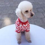 Pet Dog Cloth Love Heart Daily Suit Puppy Cloth