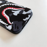 Printed Originality Shark Mouth Drop Proof Phone Case for iPhone13 12 11 Pro Max