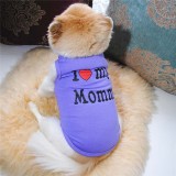 Pet Dog Cloth Love Daddy Mommy Vest Puppy Cloth