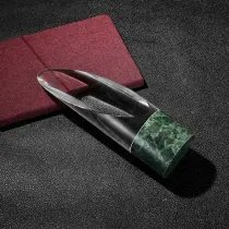 Modern Marble Semicircle Style Crystal Trophy Optical Award