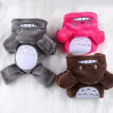 Pet Dog Clothes Cartoon Totoro Hoodie Flannel Sleepwear With Hat
