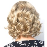 Women Golden Short Curly Wig