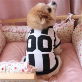 Pet Dog Cloth Soccer Team Strip Vest Puppy Cloth