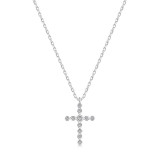 Sterling Silver Pendant Cross Necklace