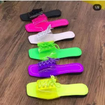 Women Fashion Square Toe Fltaform Sandals