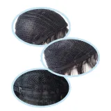 Women Wavy Synthetic Wig High Temperature Silk Deep Middle Long Small Curly Hair Wigs