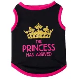 Pet Dog Cloth Corgi Schnauzer The Princess Puppy Vest