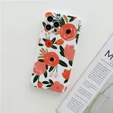 Frosting Flower Language Drop Proof Phone Case for iPhone13 12 11 Pro Max