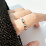Small Fish Fashion Jewelry Inlaid Diamond Adjustable Size Women Ring