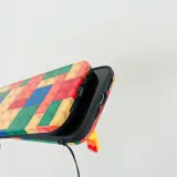 Creative Multicolor Building Blocks Pattern Drop Proof Phone Case for iPhone13 12 11 Pro Max