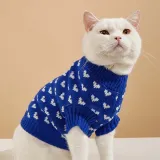 Pet Dog Cloth Love Heart Sweater Dalily Outgoing Suit