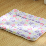 Printed Dog Paw Dog House Mat Dog Blanket Pet Blanket Cushion