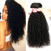 Women Black Small Curly Hair Front Lace Fake Hair Curlers Long Wigs