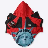 Pet US The Dog Face Windproof Hooded Waterproof Jacket