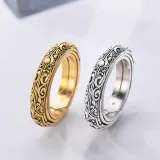 Silver Zircon Astronomical Ball Fashion Jewelry Inlaid Diamond  Women Ring