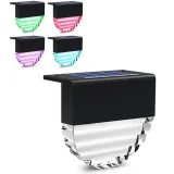 Decorative Outdoor All In One Wireless Solar Deck Lights Flush Mount