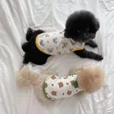 Pet Dog Cloth Pomeranian Poodle Little Bear Printed Puppy Cloth