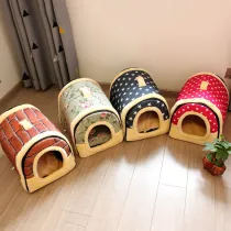 Semi Closed Arched Washable Dog Kennel Pet Kennel