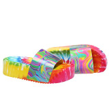 Women Fashion Colorful Platform Sandal Slipper