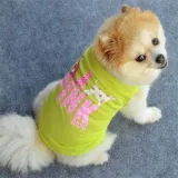 Pet Dog Cloth Teddy Printed Doggy Puppy Breathable Vest Cloth