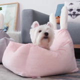 Rabbit Ear Sofa Shape Warm Winter Washable Dog Kennel Pet Bed