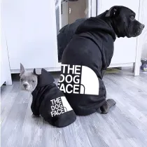 Pet Dog Hoodie Clothes The Dog Face Slogan Warm Sweater