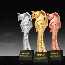 Star Basket Football Crown Year Of The Ox Music Style Trophy Optical Award
