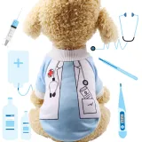Pet Dog Clothes Doctor Nurse Uniform Cat Sweater