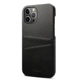 Pure Color Leather Drop Proof Phone Case for iPhone13 12 11 Pro Max with Card Slot
