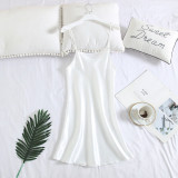Women 2 Pieces Satin Silk Sleepwear Bridesmaid Robe Nightgown and Sling Dress Pajamas Set