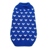 Pet Dog Cloth Love Heart Sweater Dalily Outgoing Suit