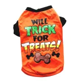 Pet Dog Cloth Teddy Hamburger Printed Vest